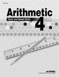 Arithmetic 4 Tests and Speed Drills Key