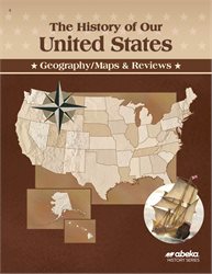 The History of Our United States Geography Maps and Reviews Book
