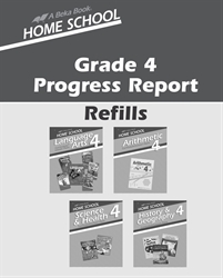 Grade 4 Homeschool Progress Report Refills