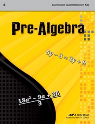 Pre-Algebra Curriculum/Solution Key