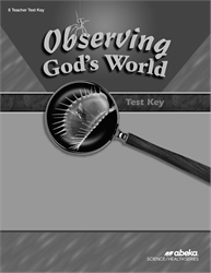 Observing God's World Test Key