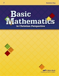 Basic Mathematics Solution Key