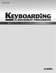 Keyboarding Quiz and Test Book