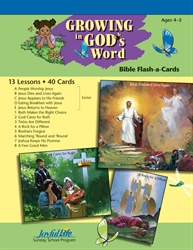 Growing in God's Word Beginner Bible Lesson Guide