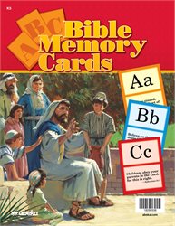 Large ABC Bible Memory Cards