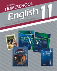 Homeschool English 11 Parent Guide and Student Daily Lessons