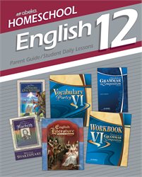 Homeschool English 12 Parent Guide and Student Daily Lessons