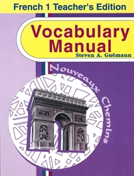 French 1 Vocabulary Manual Teacher Edition