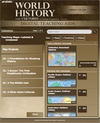 World History and Cultures Digital Teaching Aids