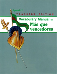 Spanish 2 Vocabulary Manual Teacher Edition
