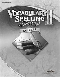 Vocabulary, Spelling, Poetry II Quiz Book