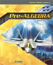 Pre-Algebra Teacher Edition Volume 2&#8212;Revised