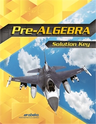 Pre-Algebra Solution Key&#8212;Revised