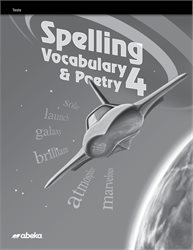 Spelling, Vocabulary, and Poetry 4 Test Book  (Unbound)