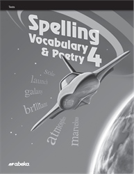 Spelling, Vocabulary, and Poetry 4 Test Book