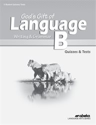 God's Gift of Language B Quiz and Test Book