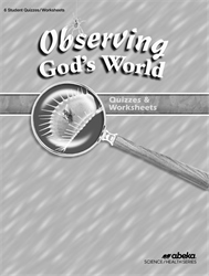 Observing God's World Quiz and Worksheet Book