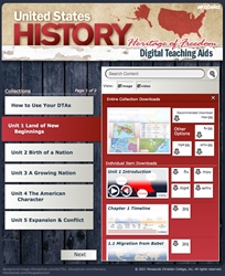 United States History: Heritage of Freedom Digital Teaching Aids
