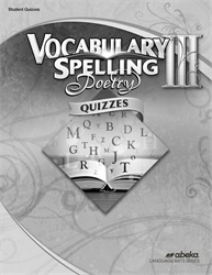 Vocabulary, Spelling, Poetry III Quiz Book