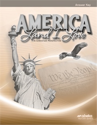 America: Land I Love Answer Key&#8212;Revised