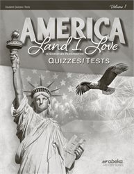 America: Land I Love Quiz and Test Book Volume 1