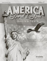America: Land I Love Quiz and Test Book Volume 2