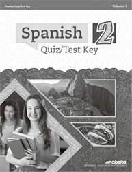 Spanish 2 Quiz/Test Key Volume 1&#8212;New