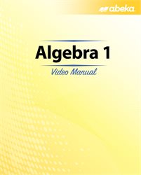 Algebra 1 Video Manual