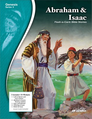 Abeka | Product Information | Abraham and Isaac Flash-a-Card Bible Stories