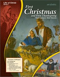 First Christmas Flash-a-Card Bible Stories and Thanksgiving Story