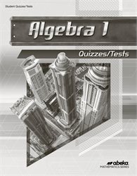 Algebra 1 Quiz and Test Book&#8212;Revised