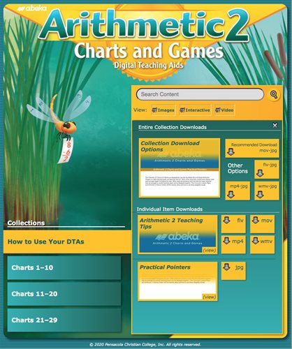 Arithmetic 2 Charts and Games 