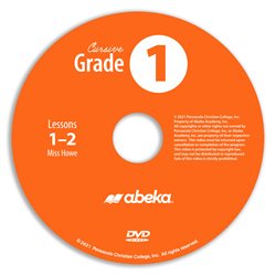 1F Grade 1 Cursive DVDs Set 1 (Lessons 1-60)