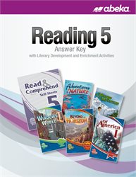 Reading 5 Answer Key with Literary Development and Enrichment Activities