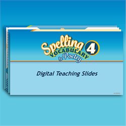 Spelling, Vocabulary, Poetry 4 Digital Teaching Slides
