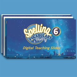Spelling, Vocabulary, Poetry 6 Digital Teaching Slides