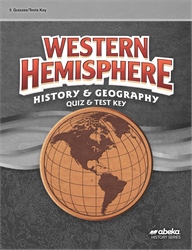 Western Hemisphere History and Geography Quiz and Test Key—New