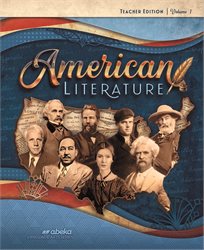 American Literature Teacher Edition Volume 1—Revised