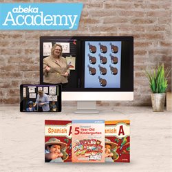 K5 Video Instruction – Independent Study (unaccredited) plus Spanish A Video Subscription with Books