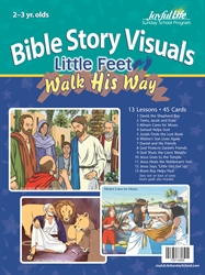 Little Feet Walk His Way 2s &#38; 3s Bible Visuals