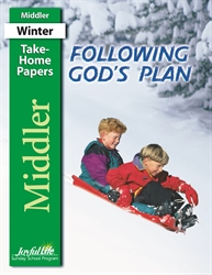 Following God's Plan Middler Take-Home Papers