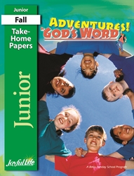 Adventures in God's Word Junior Take-Home Papers
