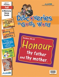 Discoveries in God's Word Primary Memory Verse Visuals