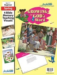 Growing in God's Word Beginner Bible Memory Verse Visuals