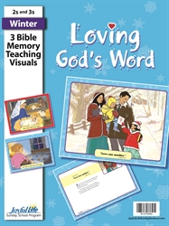 Loving God's Word 2s &#38; 3s Bible Memory Verse Visuals