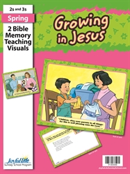 Growing in Jesus 2s &#38; 3s Bible Memory Verse Visuals