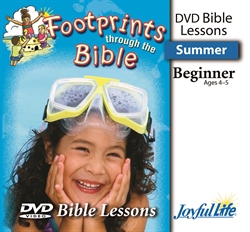 Footprints Through the Bible Beginner Bible Lesson DVD