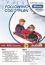 Following God's Plan Middler Bible Lesson DVD
