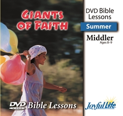 Giants of Faith Middler Bible Lesson DVD