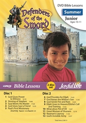 Defenders of the Sword Junior Bible Lesson DVD